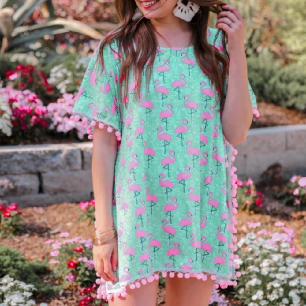 Flamingo Coverup Plus Sizze